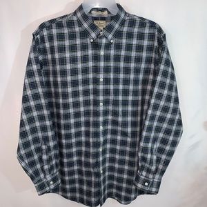 LL Bean Men Button Down Shirt traditional Fit